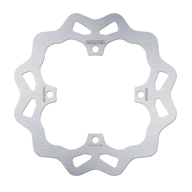 Remschijf Galfer DF670W WAVE® met ECE R90-goedkeuring, stijf achter 240x4mm voor Beta RR, Husqvarna CR TC TE SWM RS R i SM Enduro 125 - 650 ccm Bouwjaar 2002 - 2022