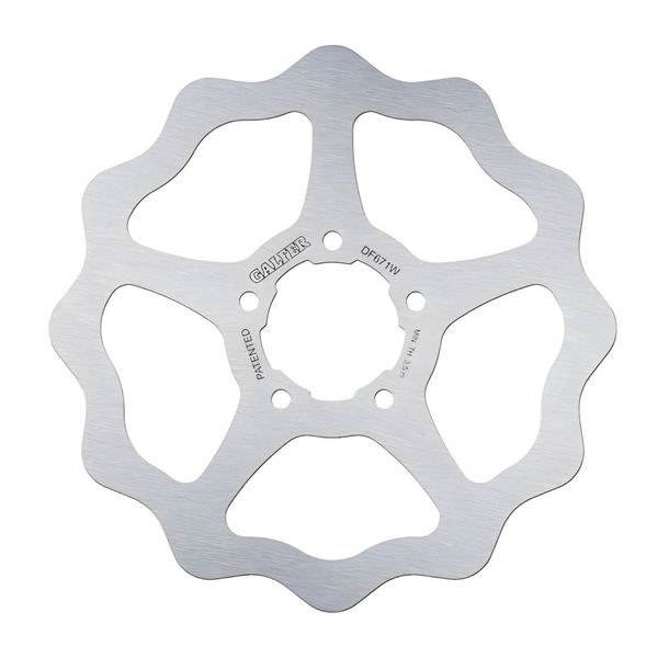 Bremsscheibe Galfer DF671W WAVE® mit ECE R90 Zulassung, starr vorne 260x4mm (2 benötigt) für Aprilia Scarabeo Light Arrecife Atlantic Sprint, Derbi Rambla Sport City Cube