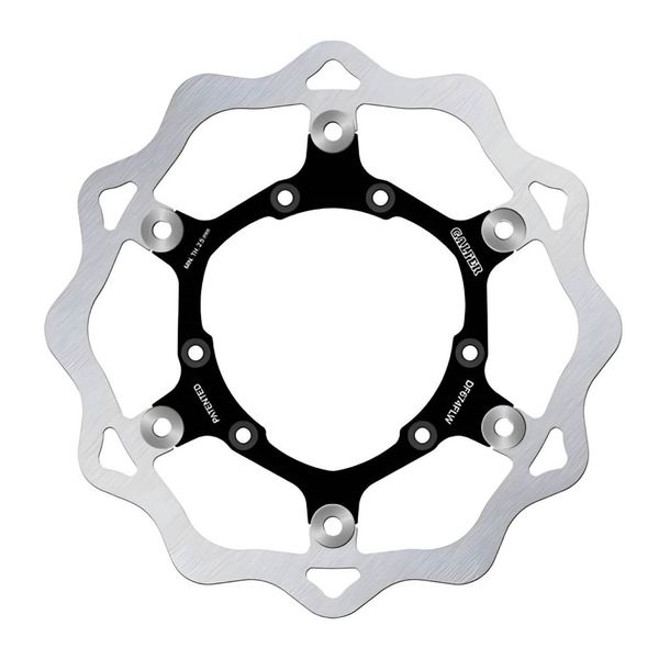 Brake disc Galfer DF674FLW WAVE® with ECE R90 approval, floating front 260x3mm for HM CRE RR, Rieju MRX SMX Tango Yamaha XT X Bultaco Astro Derbi Senda R Baja Motorhispania