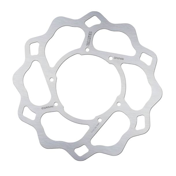 Brake disc Galfer DF674W WAVE® with ECE R90 approval, rigid front 260x4mm for HM CRE RR, Rieju MRX SMX Tango Yamaha XT X Bultaco Astro Derbi Senda R Baja Motorhispania RYZ