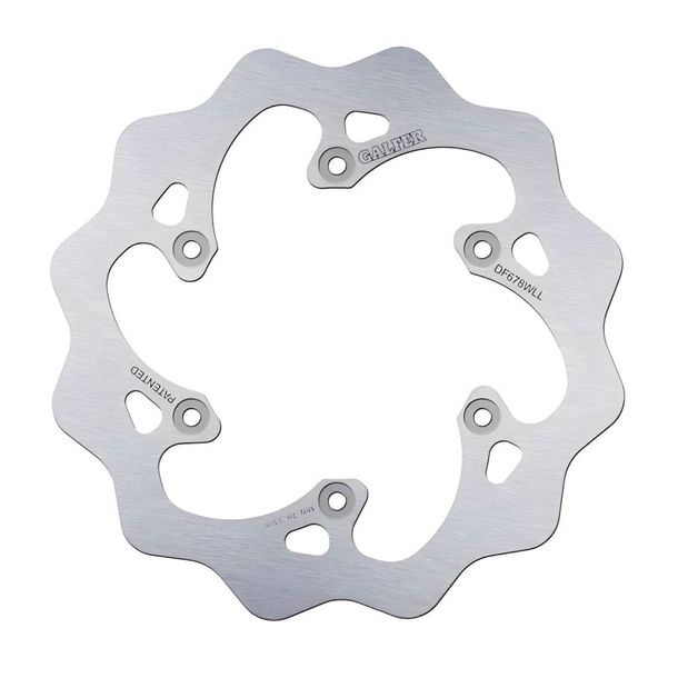 Bremsscheibe Galfer DF678WLL WAVE® Racing Solid mit ECE R90 Zulassung, starr hinten 220x4mm für AJP PR4 Enduro Pro Supermoto, Gas EC FSE Honda CRF R RX Kawasaki KLX KX F Suzuki Bj. 1994 - 2025