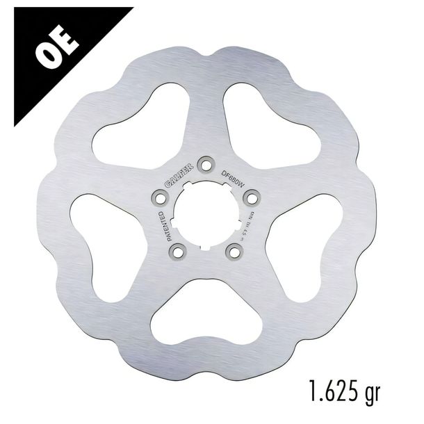 Bremsscheibe Set Galfer 2x DF680W WAVE® mit ECE R90 Zulassung, starr vorne 292x5mm für Harley Davidson FLHRC Road King Classic FLHTC Ultra FLHTCU Electra Glide FLHXI EFI Street Bj. 1990 - 2023
