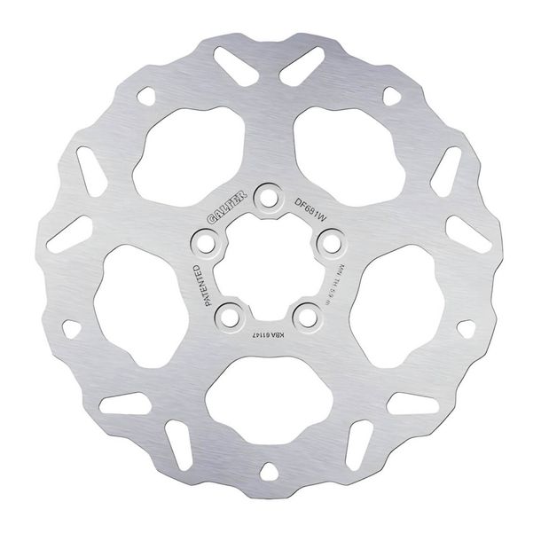 Bremsscheibe Galfer DF681W WAVE® mit ECE R90 Zulassung, starr hinten 292x6,4mm für Harley Davidson FLHTC Ultra Classic FLHTCU Electra Glide FLHTKSE Limited CVO FLHXI EFI Street Bj. 1985 - 2023