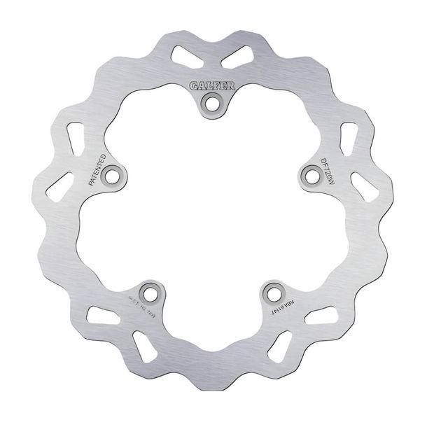 Bremsscheibe Galfer DF720W WAVE® mit ECE R90 Zulassung, starr hinten 276x5mm für BMW R GT Adventure RS RT LC ESA GS 1200 - 1300 ccm Bj. 2013 - 2025
