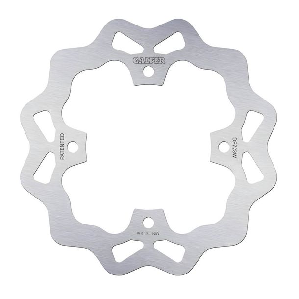 Disco de freno Galfer DF723W WAVE® con homologación ECE R90, rígido delantero 202x3,5mm (2 necesario) para Arctic Cat 2x4 DVX 250 ccm