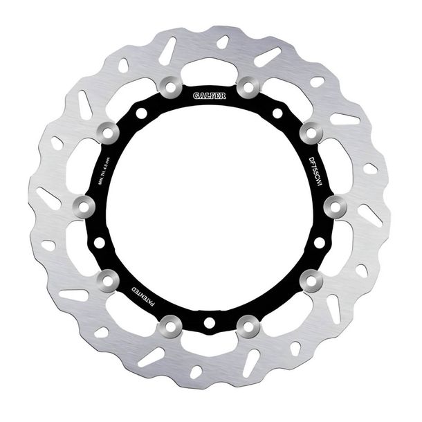 Bremsscheibe Galfer DF755CWI WAVE® mit ECE R90 Zulassung, schwimmend vorne 320x5mm für BMW S RR HP4 Race 1000 ccm Bj. 2009 - 2018