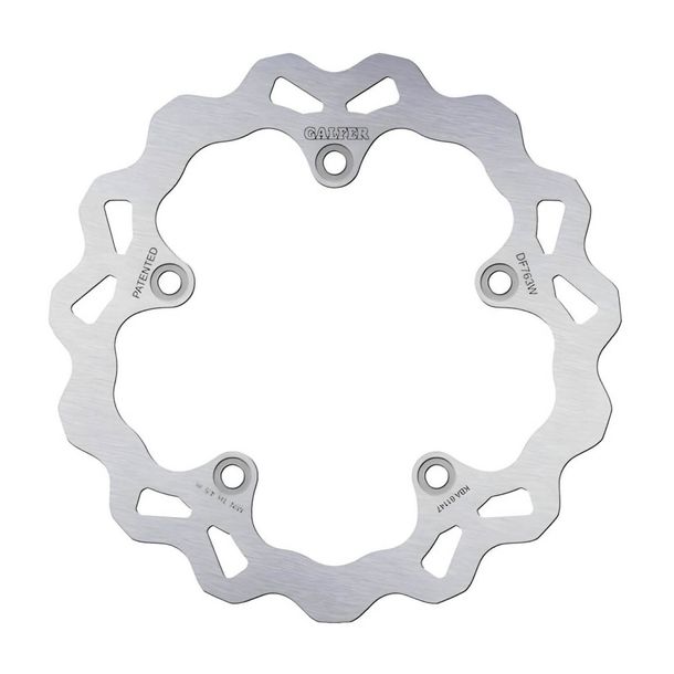 Bremsscheibe Galfer DF763W WAVE® mit ECE R90 Zulassung, starr hinten 265x5mm für BMW F GS K R S HP2 Enduro ST Megamoto Edition 40 Years 650 - 1300 ccm Bj. 2001 - 2025