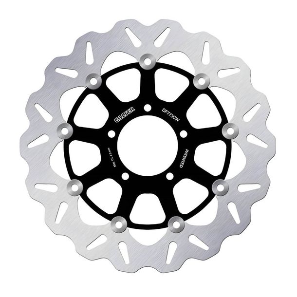 Bremsscheibe Galfer DF773CW WAVE® mit ECE R90 Zulassung, schwimmend vorne 305x4,5mm (2 benötigt) für Ducati Hypermotard S Evo 796 / 1100 ccm Bj. 2007 - 2014