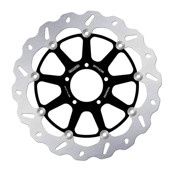 Bremsscheibe Galfer DF774CWI WAVE® mit ECE R90 Zulassung, schwimmend vorne 330x5mm für Ducati R S Streetfighter ABS Panigale V4 Speciale SP Monster 955 - 1299 ccm Bj. 2007 - 2025
