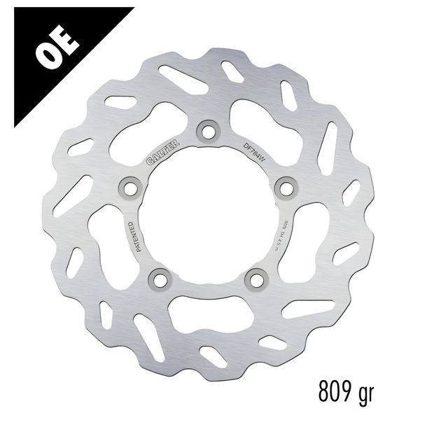 Bremsscheibe Galfer DF784W WAVE® mit ECE R90 Zulassung, starr hinten 220x5mm