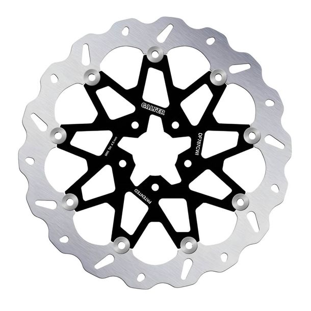 Brake disc Galfer DF787CWI WAVE® with ECE R90 approval, floating front 320x5mm for KTM Duke R, Husqvarna Vitpilen Svartpilen 690 - 890 ccm Year 2012 - 2024