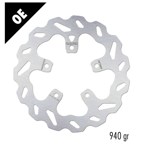 Bremsscheibe Galfer DF788W WAVE® mit ECE R90 Zulassung, starr hinten 240x5mm für KTM Super Duke EVO GT R 1290 - 1390 ccm Bj. 2014 - 2024