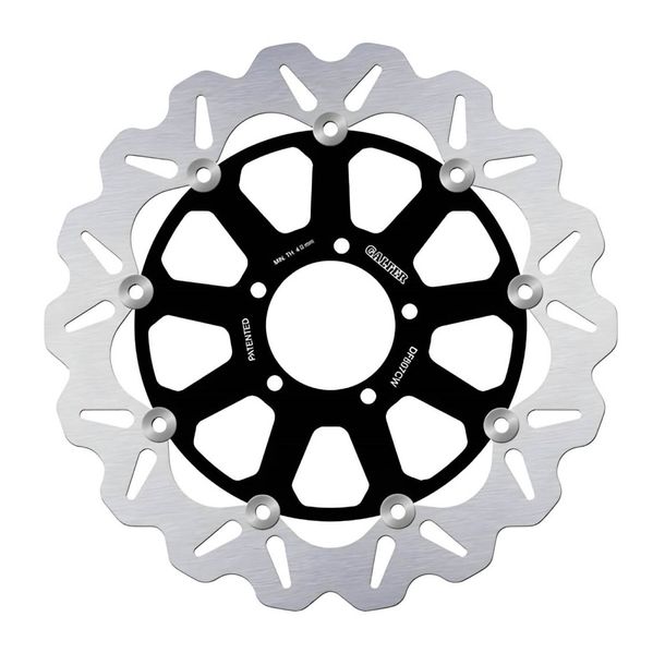 Remschijf Galfer DF807CW WAVE® met ECE R90-goedkeuring, zwevend voor 320x4,5mm (2 vereist) voor Ducati Monster S ABS Multistrada Granturismo Hyperstrada Diavel Carbon Bouwjaar 2009 - 2025