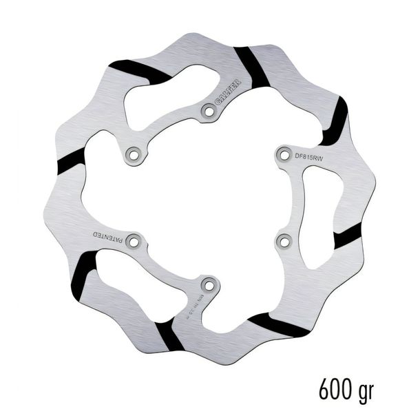 Disco freno Galfer DF815RW WAVE® con approvazione ECE R90, rigido Racing Grooved posteriore 240x4mm per Beta RR Enduro Oilmix EFI Racing Xtrainer 250 - 498 ccm Anno 2012 - 2025