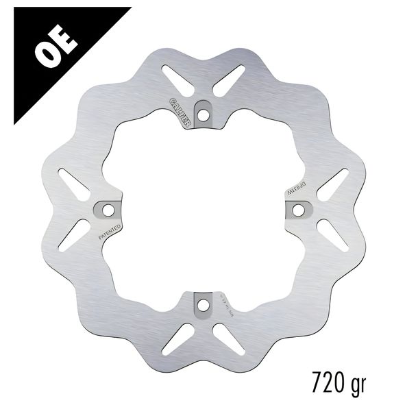 Bremsscheibe Galfer DF831W WAVE® mit ECE R90 Zulassung, starr hinten 220x5mm für MV Agusta Brutale Dragster F3 Turismo Veloce Lusso Rivale ABS 675 - 1000 ccm Bj. 2011 - 2025