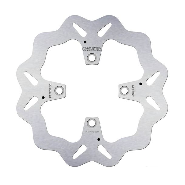 Bremsscheibe Galfer DF839W WAVE® mit ECE R90 Zulassung, starr hinten 245x5mm für Ducati Multistrada Granturismo S ABS Panigale Monster Stripe R 1199 - 1299 ccm Bj. 2010 - 2021