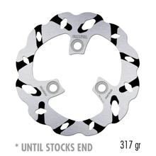 Bremsscheibe Galfer DF863RW WAVE® Grooved mit ECE R90 Zulassung, starr hinten 180x3,5mm für Peugeot Speedfight 2 AC 307 WRC LC 50 / 100 ccm