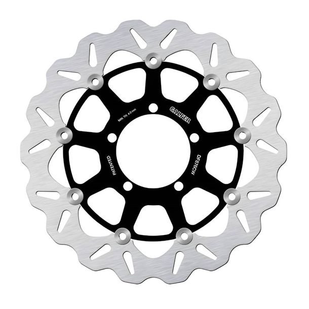 Bremsscheibe Galfer DF876CW WAVE® mit ECE R90 Zulassung, schwimmend vorne 310x4,5mm (2 benötigt) für Triumph Daytona R Street Triple 675 ccm Bj. 2006 - 2014