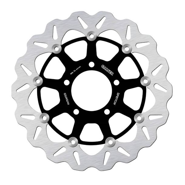 Disco de freno Galfer DF877CW WAVE® con homologación ECE R90, flotante delantero 310x4,5mm (2 necesario) para Triumph Daytona Speed Four TT 600 / 650 ccm Año 2000 - 2005