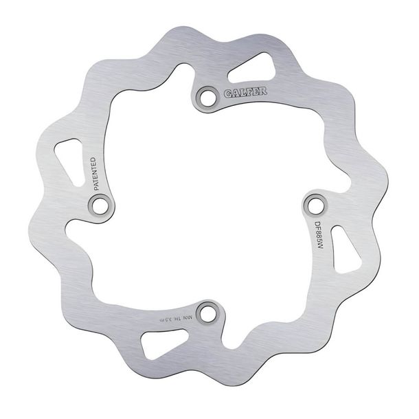 Disco de freno Galfer DF885W WAVE® con homologación ECE R90, rígido trasero 220x4mm para Husqvarna CR FS SM S R TC TE i WR WRE, SWM GM Gran Milano Turismo 125 - 650 ccm Año 1997 - 2023