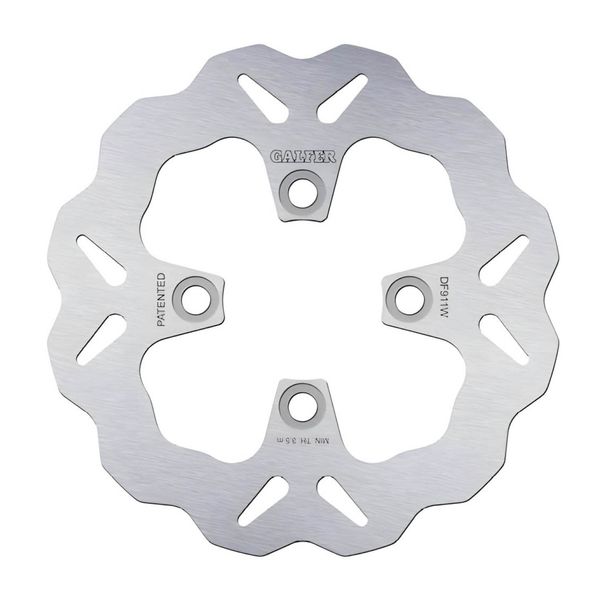 Brake disc Galfer DF911W WAVE® with ECE R90 approval, rigid rear 190x4mm for Honda MSX Monkey 125 ccm Year 2013 - 2023