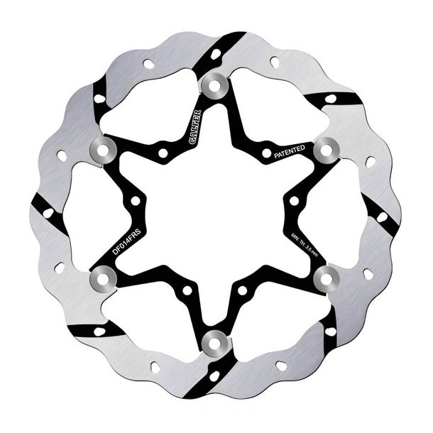 Bremsscheibe Galfer DF014FRS WAVE® Racing Oversize Grooved schwimmend vorne 270x3mm für Honda CR R CRF X, HM CRE F 125 - 500 ccm Bj. 1995 - 2015