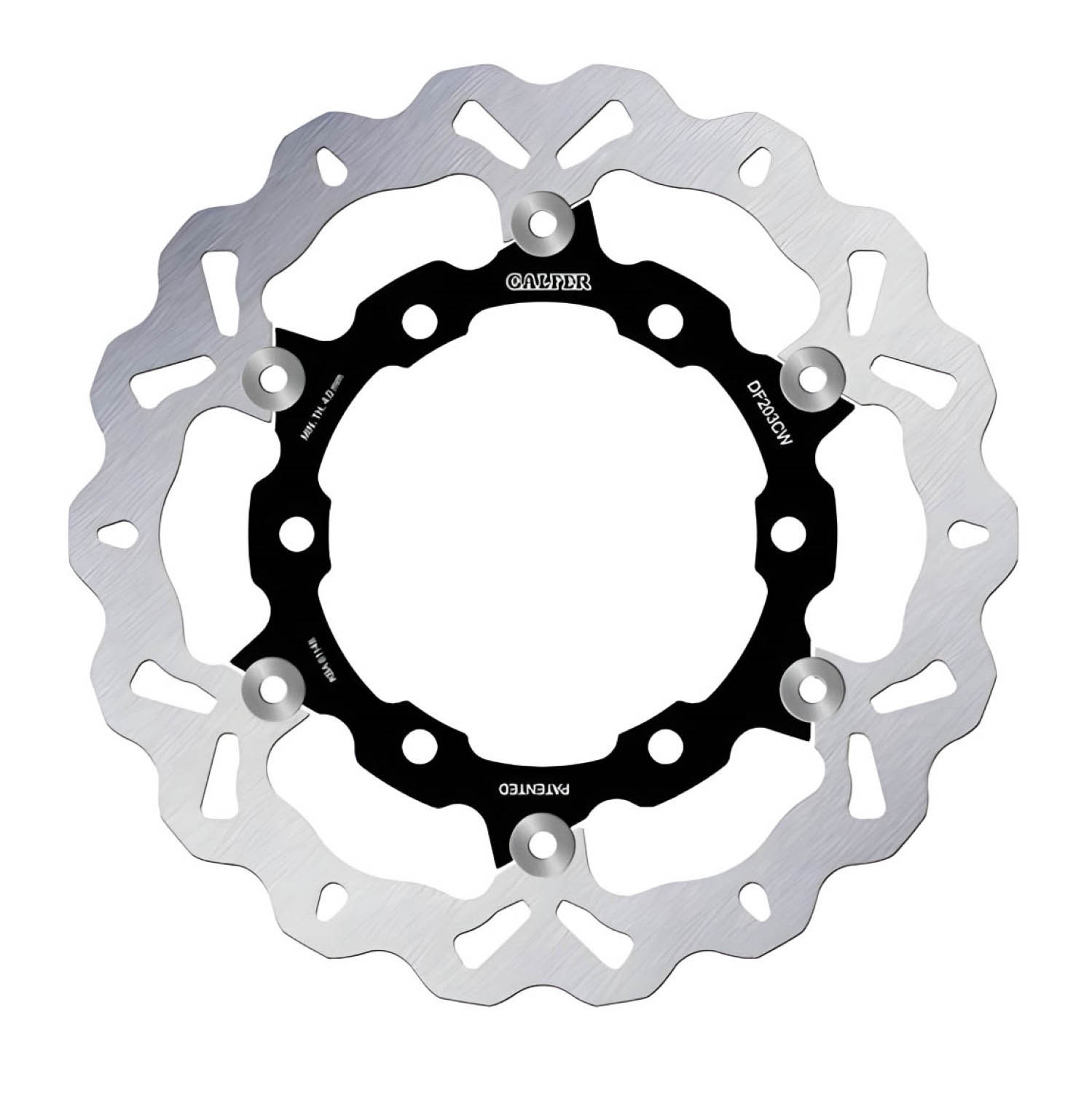 Disque De Frein Galfer DF645CW WAVE 320mm Pour Husqvarna SM - Flottant Avant