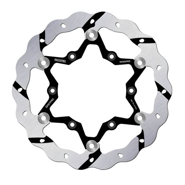 Brake disc Galfer DF677FRS WAVE® Racing Oversize Grooved floating front 270x3mm for Gas EC FSE, Honda CRF R RX Kawasaki KLX KX F Rieju Tango Suzuki Year 1999 - 2025