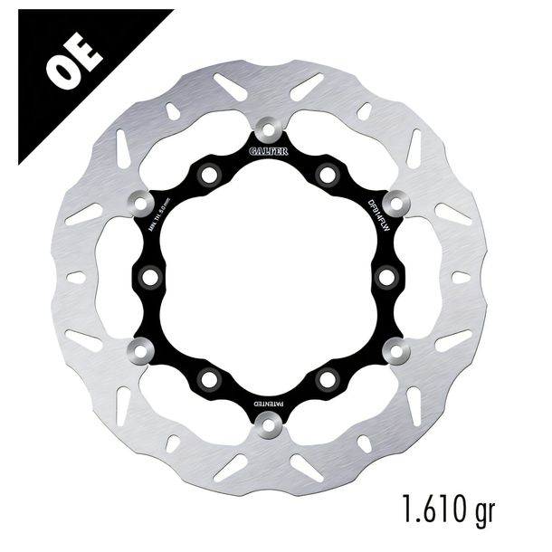 Bremsscheibe Galfer DF914FLW WAVE® mit ECE R90 Zulassung, schwimmend vorne 310x5,5mm für Triumph Bonneville T100 Scrambler 800 / 900 ccm Bj. 2001 - 2025
