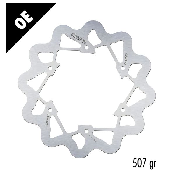 Bremsscheibe Set Galfer DF708WI & DF708WD WAVE® mit ECE R90 Zulassung, starr vorne 240x3,5mm für Derbi Senda DRD SM X-Treme Ltd Edition Racing Racer X-Race R L 50 ccm