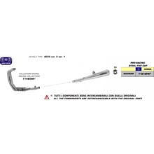 Racing exhaust manifold Arrow for original and rear mufflers without approval