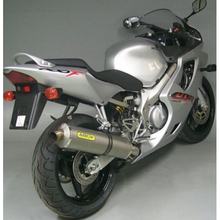 Koncový tlumič výfuku Arrow Race-Tech Aluminium, nerezová koncovka s homologací pro Honda CBR F FS 600 ccm Bj. 1999 - 2002