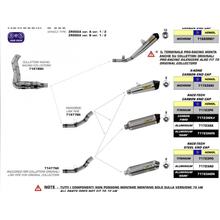 Tuyau de raccordement Exhaust Arrow pour collecteur d'origine et collecteur d'échappement Flèche sans homologation