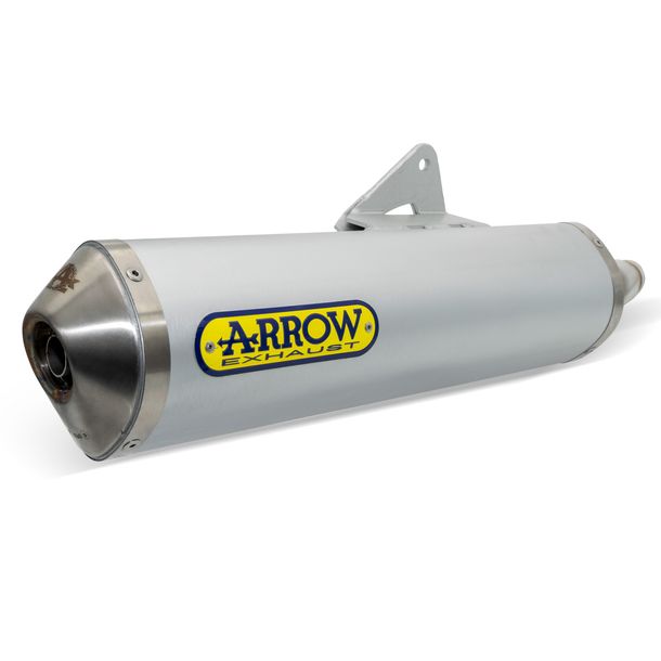 Système d'échappement complet Arrow Thunder en aluminium, embout en acier inoxydable avec homologation pour Yamaha XT X 125 ccm, années 2005 à 2015