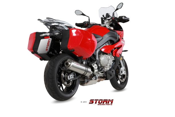 Storm SLIP-ON échappement en acier inoxydable ovale avec ABE