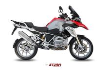 Výfuk Storm SLIP-ON oválný nerez s ABE pro BMW R GS Adventure 1200 ccm r.v. 2013 - 2015