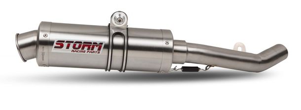 Exhaust Storm complete system 1x1 GP stainless steel with ABE