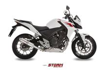 Tempête d'échappement en acier inoxydable GP SLIP-ON avec ABE