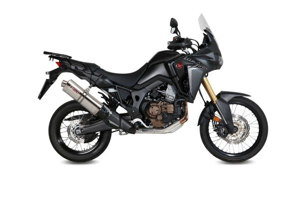 Exhaust Storm SLIP-ON oval stainless steel with ABE