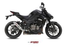 Exhaust Storm 2x SLIP-ON GP stainless steel with ABE