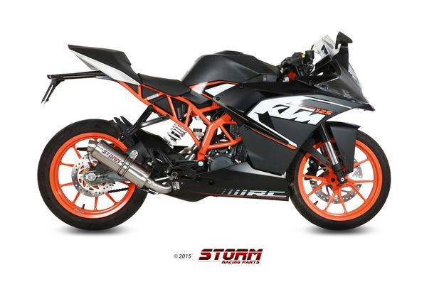 Exhaust Storm complete system 1x1 GP stainless steel with ABE