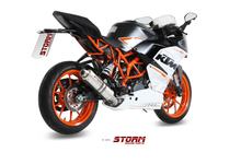 Exhaust Storm complete system 1x1 GP stainless steel with ABE