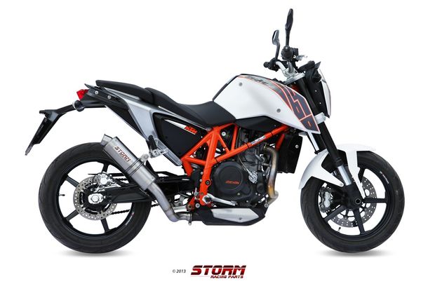 Exhaust Storm SLIP-ON GP stainless steel with ABE