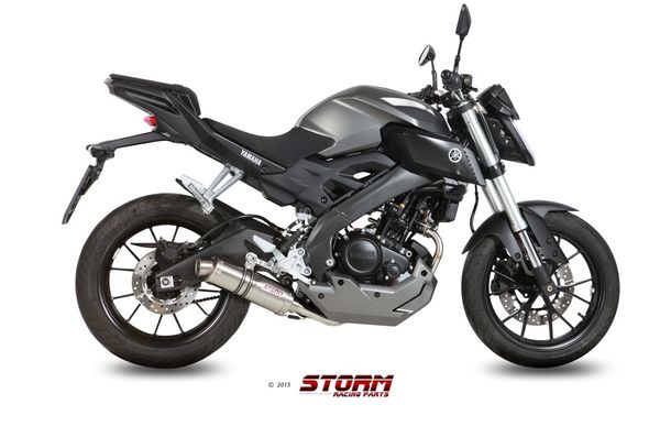 Exhaust Storm complete system 1x1 GP stainless steel with ABE