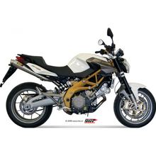 Auspuffanlage Mivv 2 SLIP-ON Edelstahl X-Cone Sport für Aprilia SL Shiver / ABS GT 750 ccm Bj. 2007 - 2014