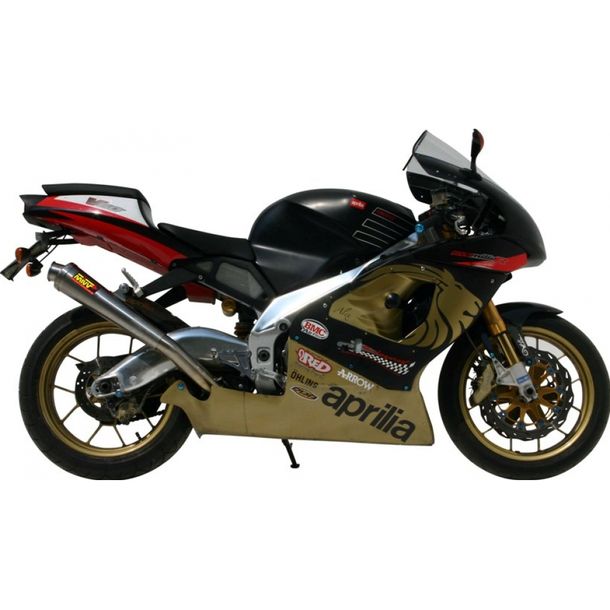 Auspuffanlage Mivv SLIP-ON Edelstahl X-Cone Sport für Aprilia RSV Mille 1000 ccm Bj. 1998 - 2003