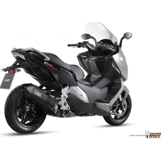 Exhaust system Mivv SLIP-ON stainless steel black Speed ​​Edge Sport