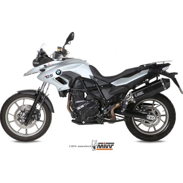 Exhaust system Mivv SLIP-ON stainless steel black Speed ​​Edge Sport