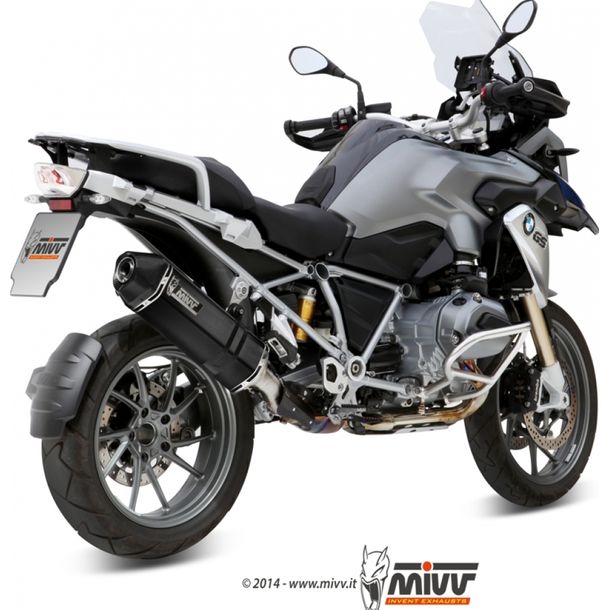 Exhaust system Mivv SLIP-ON stainless steel black Speed ​​Edge Sport