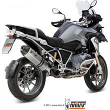 Výfukový systém Mivv SLIP-ON nerezová ocel s karbonovou koncovkou Speed Edge Sport pro BMW R GS Adventure 1200 ccm Bj. 2013 - 2015